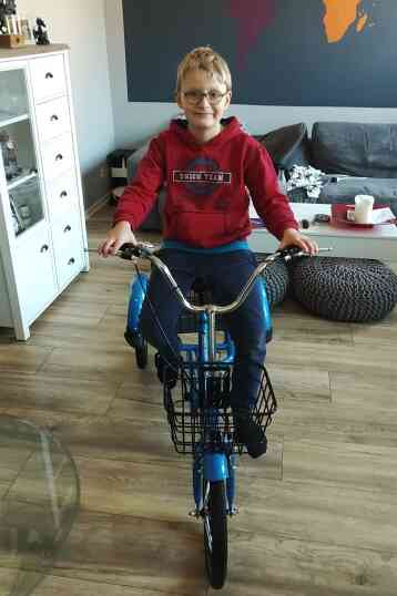 2024-01-27 Sascha mit dem neuen FahrradWEB