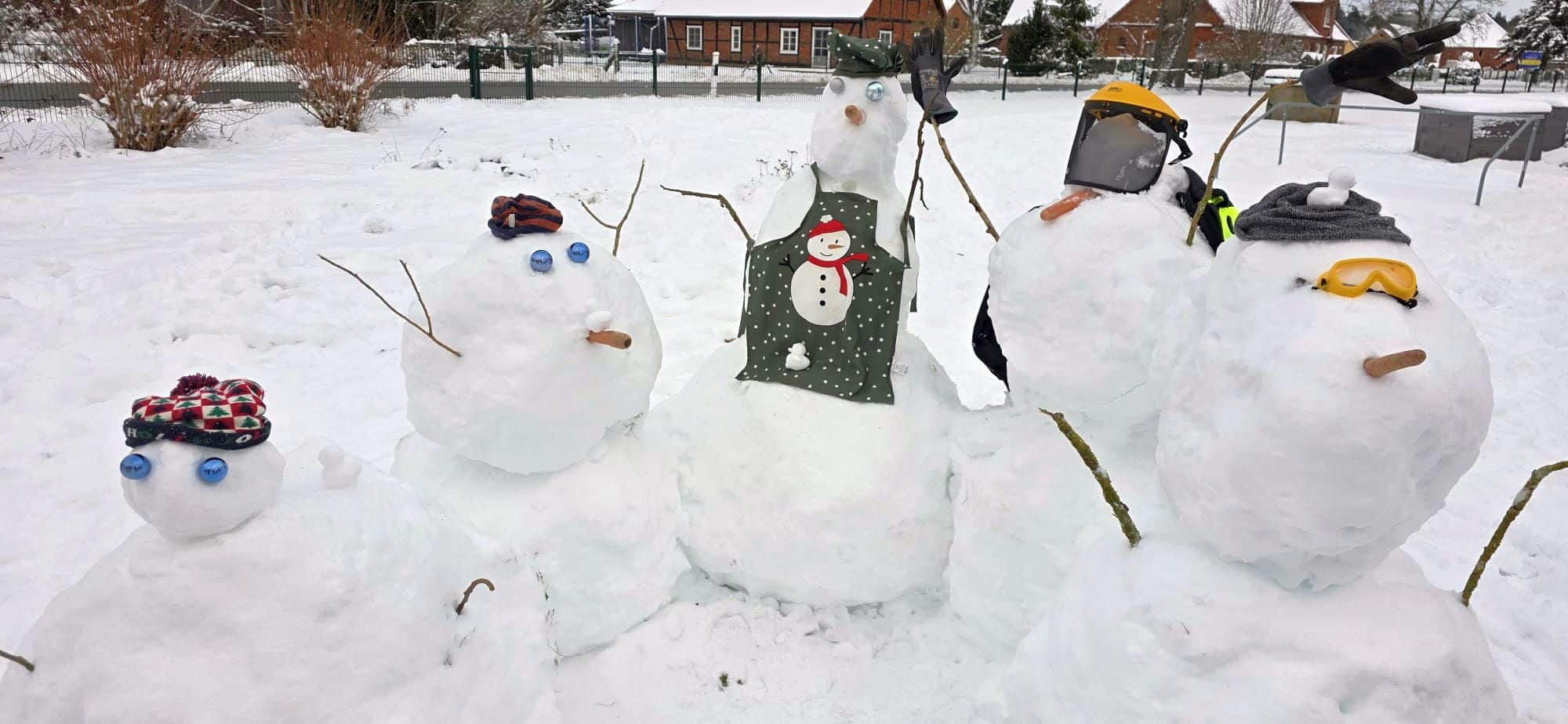 Schneemannfamilie